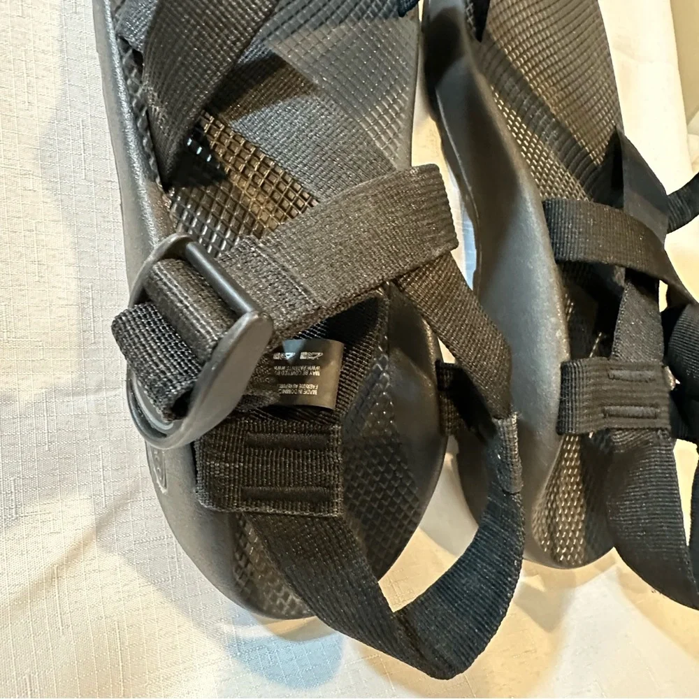 Chaco Black Z Strap Sport Sandals Mens 12 Outdoor Hiking